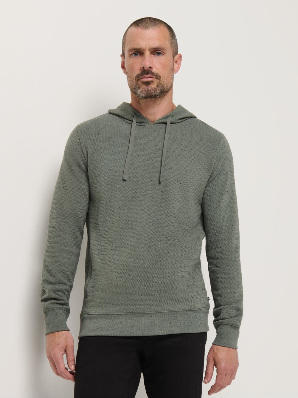 Travis Mathew Cloud Waffle Hoodie | Men’s Large | Dark Olive